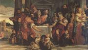 Paolo  Veronese Supper at Emmaus (mk05) Spain oil painting artist